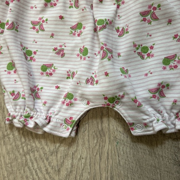 Kissy Kissy Watermelon Bubble Romper Sz 0-3 Mo - Picture 6 of 10